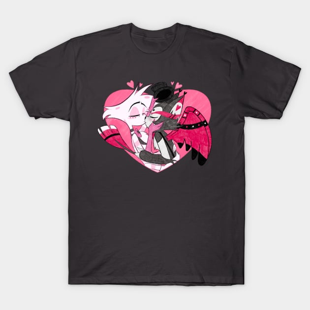 Huskerdust valentine's art piese T-Shirt by TheHedgehogManiac